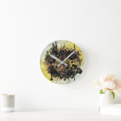 Horloge Ronde face de lion (Maison)