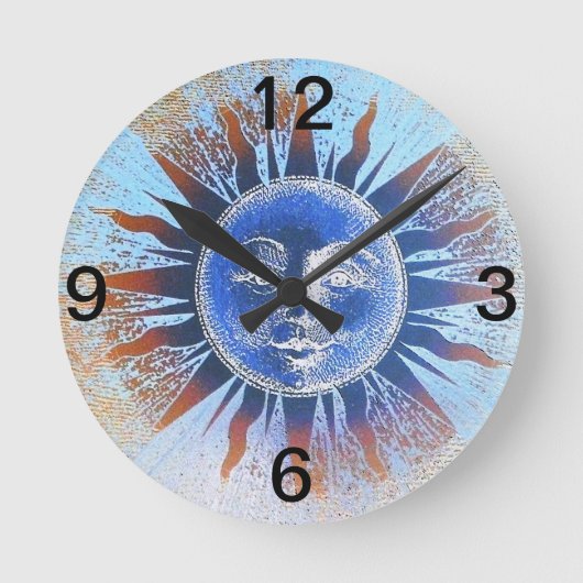 Horloge Ronde Face solaire (Recto)