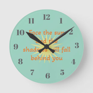 Horloge Ronde Faire face au soleil