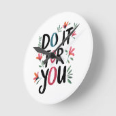 Horloge Ronde Faites-le pour vous (Angle)