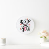Horloge Ronde Faites-le pour vous (Maison)