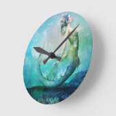 Horloge Ronde Fan Dancer Round Clock (Angle)