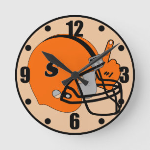 Horloge Ronde Fan de football de Sméthport Hubbers