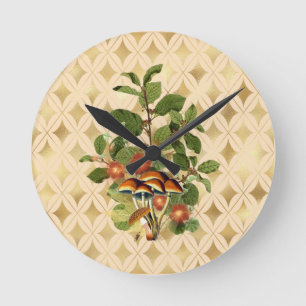 Horloge Ronde Fancy Woodland