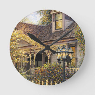 Horloge Ronde Fantaisie Gingerbread Victorien I
