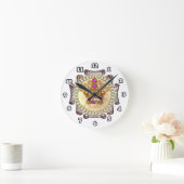 Horloge Ronde Fantastique Couronne Queen (Maison)