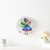 Horloge Ronde Fantastique fairy (Maison)
