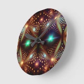 Horloge Ronde Fantasy Mandelbrot Fractal (Angle)