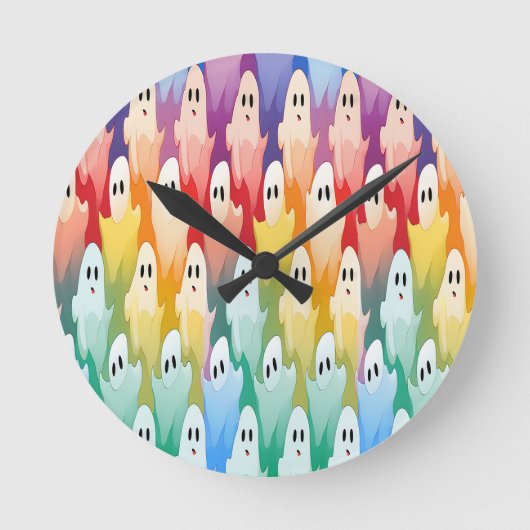 Horloge Ronde Fantôme Rainbow (Recto)
