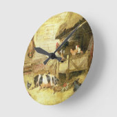 Horloge Ronde Farmyard (Angle)