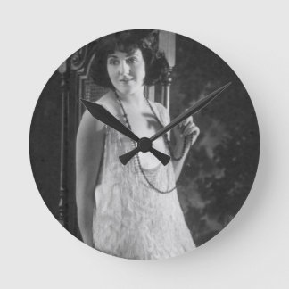 Horloge Ronde Fashion de Women's Flapper