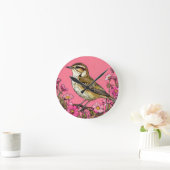 Horloge Ronde Fauvette des joncs oiseau (Maison)