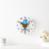 Horloge Ronde Faux Gnome à fermeture éclair (Maison)