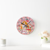 Horloge Ronde Fée de cuisine (Maison)