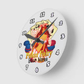 Horloge Ronde Fée du Poker (Angle)