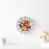 Horloge Ronde Fée du Poker (Maison)