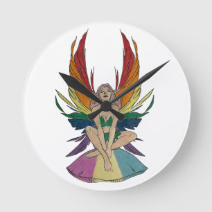 Horloge Ronde Fée pansexuelle