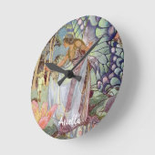 Horloge Ronde Fée vintage (Angle)