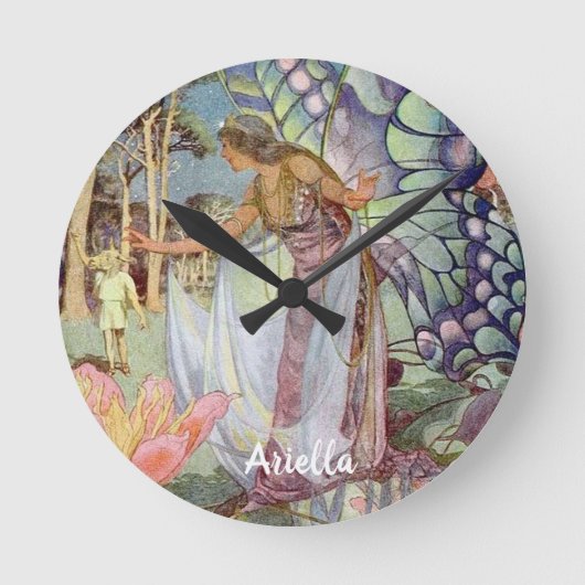 Horloge Ronde Fée vintage (Recto)