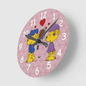 Horloge ronde Ferald et Sahsha Ferret (Angle)