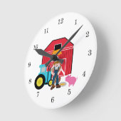 Horloge Ronde Ferme (Angle)