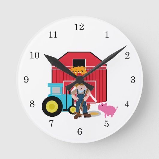 Horloge Ronde Ferme (Recto)