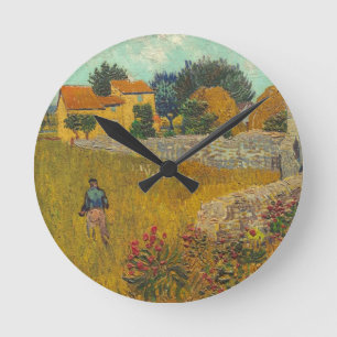 Horloge Ronde Ferme de Vincent van Gogh   en Provence, 1888