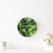 Horloge Ronde Fermes vertes du printemps (Maison)