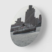 Horloge Ronde Ferry au-dessus du Mersey (Angle)