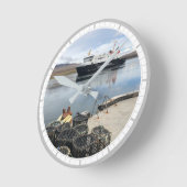 Horloge Ronde Ferry et port sur l'île d'Islay, Écosse (Angle)