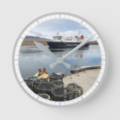 Horloge Ronde Ferry et port sur l'île d'Islay, Écosse (Recto)