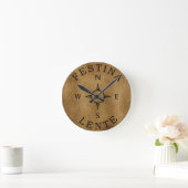 Horloge Ronde festina lente (Maison)
