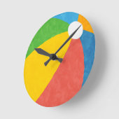 Horloge Ronde Fête de la piscine Faveurs d'anniversaire (Angle)