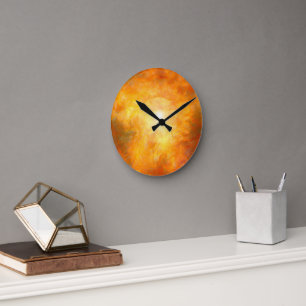 Horloge Ronde Feu de l'enfer