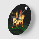 Horloge Ronde Feu d'incendie (Angle)