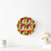 Horloge Ronde Feuille (Maison)