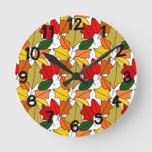 Horloge Ronde Feuille (Recto)