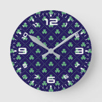 Feuilles de trèfle motif de la Saint-Patrick-53223