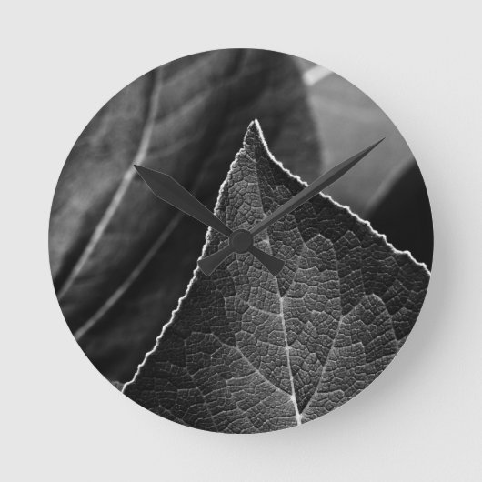 Horloge Ronde feuilles étant (Recto)