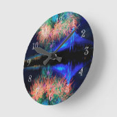 Horloge Ronde Feux (Angle)