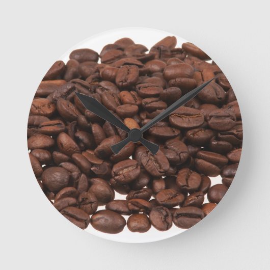 Horloge Ronde Fèves de café (Recto)