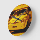Horloge Ronde Fiat 500 Abarth. (Angle)