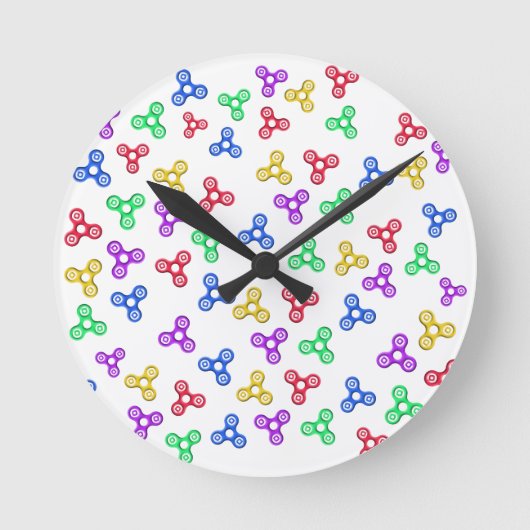 Horloge Ronde Fidget Spinners (Recto)