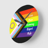 Horloge Ronde Fierté (Angle)