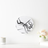 Horloge Ronde Figure de masse foot (Maison)