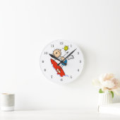 Horloge Ronde Figure de Surfing (Maison)