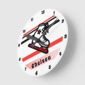 Horloge Ronde Figure de Trendy (Angle)