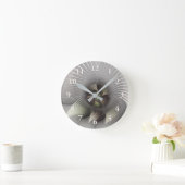 Horloge Ronde Figure frappante, Art Fractal Abstrait moderne (Maison)