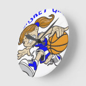 HORLOGE RONDE FILLE DE PANIER (Angle)