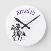 Horloge Ronde Fille de vache (Recto)